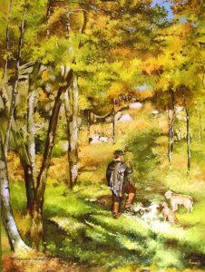 Boy in the forest<br>of Fontainebleau
